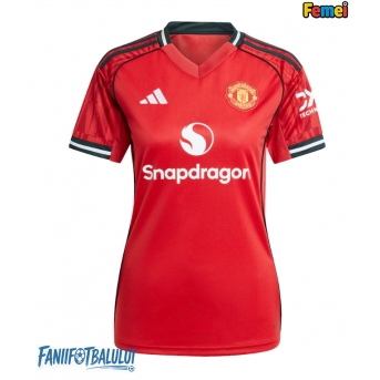 Manchester United Tricou Fotbal Replică 2025-26 Femei Acasa